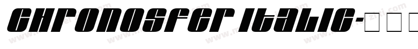 Chronosfer Italic字体转换